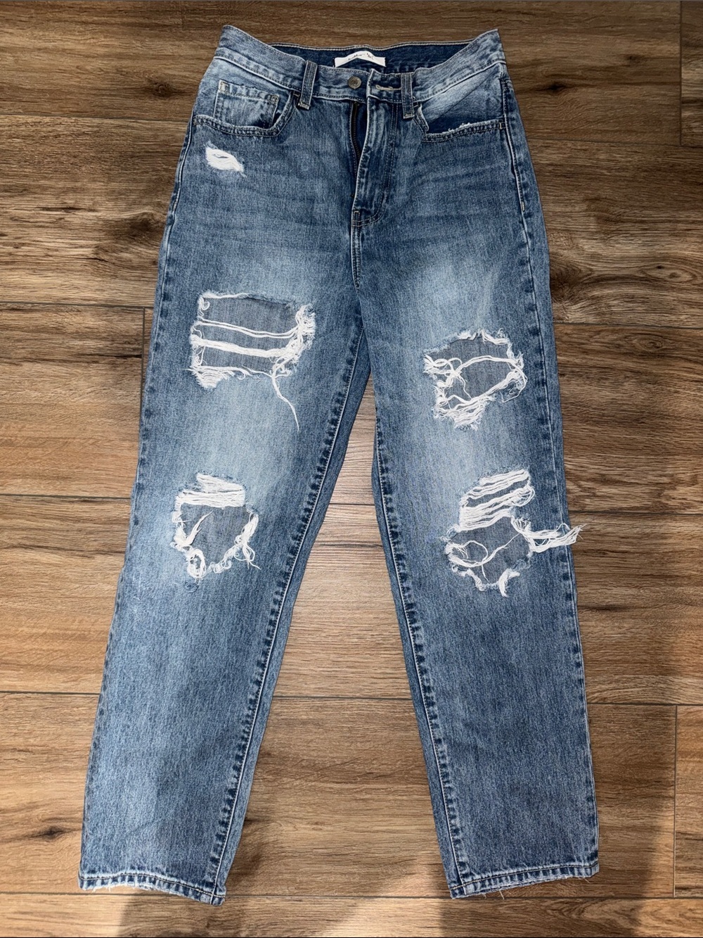 Vintage Dad Jean Willow & Root Classic Medium Wash Jeans 26x28
